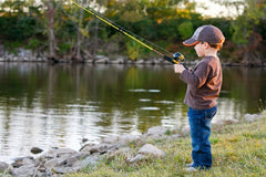 How to take and get kids excited to go fishing