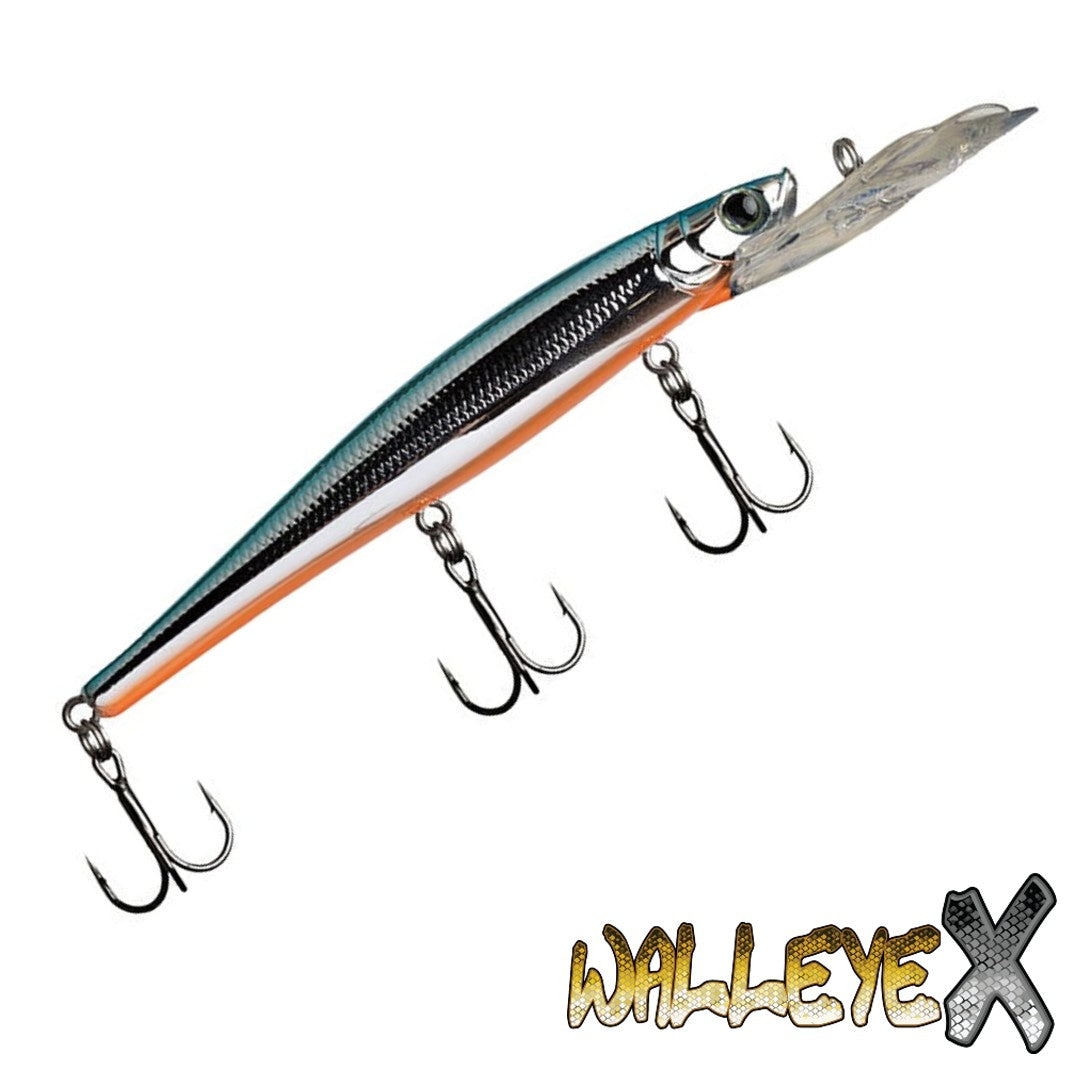 Custom Two Tone Walleye & Perch Casting Master Jigging Lure FLUORESCEN –  Fishing Lure Tape, Tackle, & Graphics Design Company