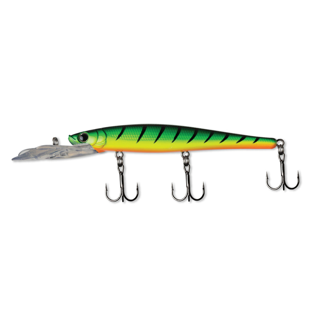 Walleye x lures and bait for fishing - Brawler color #12 (22'-26') Fire Tiger