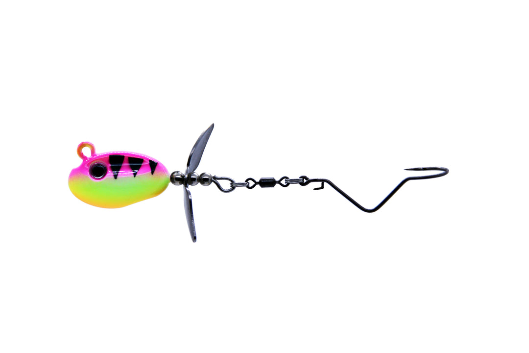 depth charge fishing lure WalleyeX Depth Charge GT Spinner Rig | Aurora; 1/2 oz